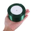 FOYTOKI Wide 4cm Polyester Wrapping Ribbon Roll 25 Yards (22.5m) Dark Green for Valentines Day Crafts, Floral Bouquet Packaging, Birthday Party Decoration and DIY Hair Bows view 4