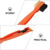 HOMSFOU Multipurpose Kitchen Copper Wire Cleaning Brush with Handle for Cooktop and Stove Degreasing, 2pcs Set Sturdy Steel Scrubbers for Heavy-Duty Grease Removal view 3