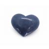 Natural Angelite Crystal Heart - Hand Carved Real Crystals from Peru for Reiki and Meditation - Genuine Blue Anhydrite Stone Heart for Emotional Peace - Gift for Mother's Day (4 to 5 oz) view 1