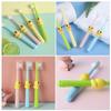MAGICLULU S Toothbrush 4pcs Soft Bristle Manual Toothbrushes Cartoon Design Suitable for Ages 2-10 Colorful Oral Care for Boys view 4