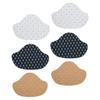 Artibetter 3 Pairs Self-Adhesive Shoe Heel Cushions Soft Heel Protectors and Sports Shoes in White Brown Black Comfortable Foot Care Inserts for Women view 1