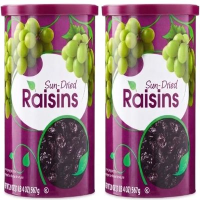 Sun-Dried Raisins Canister, 20 oz (2 Pack)