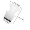 VICASKY 5pcs Hot Water Bottle Leakproof Rubber Cap 21mm Sealing Stopper Replacement Lid for Warm Water Bag Therapy Relief Accessories view 2
