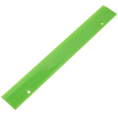 Operitacx Braille Ruler Tactile Measuring Tool Hard Plastic Blind Measuring Aid for Braille Learning and Visual Impairment Support