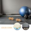 MAGICLULU Cork Peanut Massage Ball 2pcs, Portable Myofascial Release Muscle Roller for Deep Tissue Therapy, Solid 6-12cm Exercise Massage Balls for Back, Neck, Foot Relaxation view 3