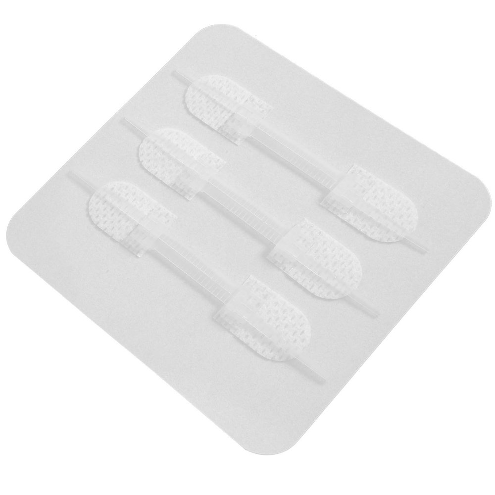 Toyvian 3pcs Zip Closure Adhesive Wound Closure Strips 4510mm Flexible Bandages for Seam-Free Wound Care at Home and Outdoors
