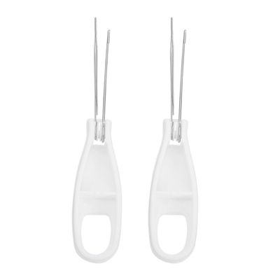 TEHAUX 2pcs Button Hook and Zipper Pulling Tool Set for One-Handed Dressing Assistance, Fixed Button Hook Accessory for Coat and Shirt Buttoning, Aid Device for Limited Dexterity