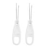 TEHAUX 2pcs Button Hook and Zipper Pulling Tool Set for One-Handed Dressing Assistance, Fixed Button Hook Accessory for Coat and Shirt Buttoning, Aid Device for Limited Dexterity view 1