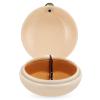 Tofficu Small Pill Case Organizer Box with Sealed Lid Portable Travel Pill Container for Supplements and Medication Compact Warm Porcelain for Daily Use view 1