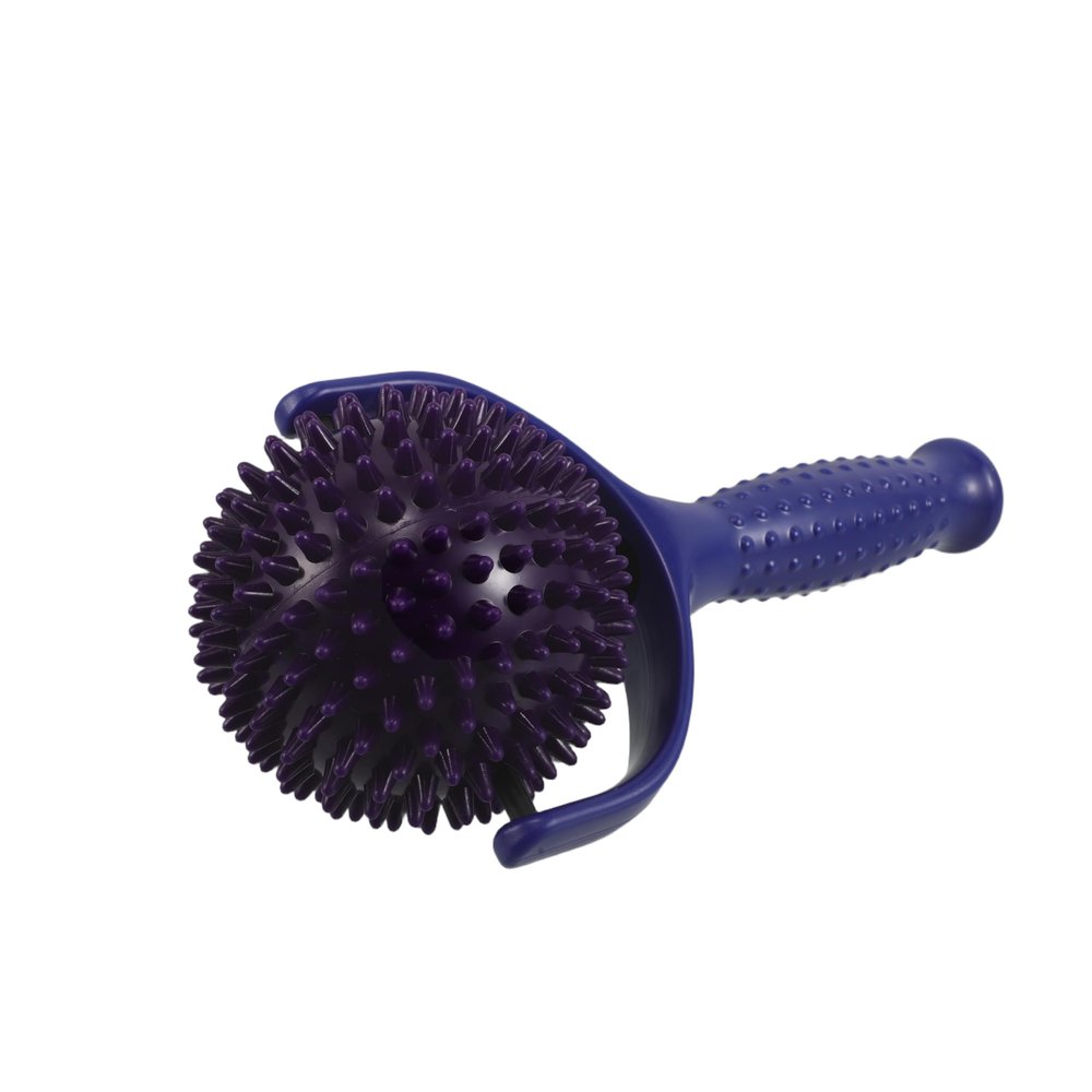 Handheld Spiky Ball Yoga Massage Stick for Trigger Point Relief