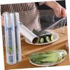 IWOWHERO Disposable Cling Film Wrap 2 Rolls 25cm X 45m Pe Foodservice Wrap with Slide Cutter for Kitchen Food Storage and Fresh Fruit Vegetable Preservation view 4