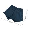 LALADEFIEE Mens Washable Incontinence Underwear Cotton Briefs L Size Denim Blue Reusable Post-Surgery Care Easy Wear Adult Protective Pants for Elderly and Bedridden view 2