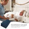 LALADEFIEE Mens Washable Incontinence Underwear Cotton Briefs L Size Denim Blue Reusable Post-Surgery Care Easy Wear Adult Protective Pants for Elderly and Bedridden view 3