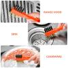 jojofuny Multipurpose Stove Cleaning Brush with Copper Wire Bristles, Household Handle Kitchen Brush for Cooktop Oil and Grease Removal, Sturdy Kitchen Cleaning Tool for Gas Stoves view 3