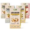 For Alle Gluten-Free Tarallini and Mini Grissini Bundle, Set of 5 Traditional Italian Pugliese Snack with Extra Virgin Olive Oil, Fennel, Rosemary, Tomato and Oregano. Oven-Baked. Vegan. Cholesterol-Free view 1
