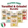 For Alle Gluten-Free Tarallini and Mini Grissini Bundle, Set of 5 Traditional Italian Pugliese Snack with Extra Virgin Olive Oil, Fennel, Rosemary, Tomato and Oregano. Oven-Baked. Vegan. Cholesterol-Free view 2
