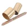 HOLIDYOYO Copper Elderly Cane Connector and Anti-Slip Walking Stick Tips Set, Sturdy Crutch for Walking Aid Stability and Grip Support view 1