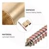 HOLIDYOYO Copper Elderly Cane Connector and Anti-Slip Walking Stick Tips Set, Sturdy Crutch for Walking Aid Stability and Grip Support view 3