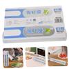 Vaguelly Food Cling Wrap 2 Rolls 25cm X 45m Disposable Pe Foodservice Film with Slide Cutter, Kitchen Food Save Wrap for Fresh Fruit and Vegetable Storage view 2
