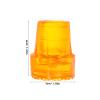 GLEAVI 10pcs Non-Slip Heavy Duty Rubber Cane Tips Replacement for Walking Sticks Crutches and Walkers Yellow 19mm Inner Diameter Anti-wear Caps for Safe Mobility view 2