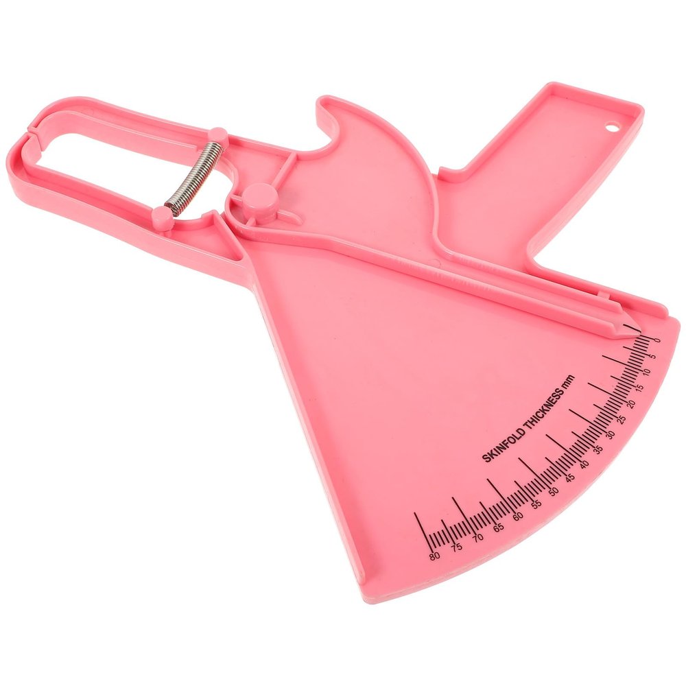 NOLITOY Portable Skinfold Caliper Body Fat Caliper Clip with Measuring Supplies for Accurate Bodyfat Measurement for Fitness and Health Monitoring
