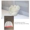 LLLKSX Portable Foldable Mosquito Net for Travel and Camping - Easy Install Gray Dome Design(Light Blue,180x200x150cm) view 3