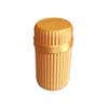 Znet3D Eye Drop Bottle Travel Capsule Single Bottle Holder with ScrewOn Lid, Height Extender & Keychain Spacer Compact Protective Case Made in USA (Gold) view 1