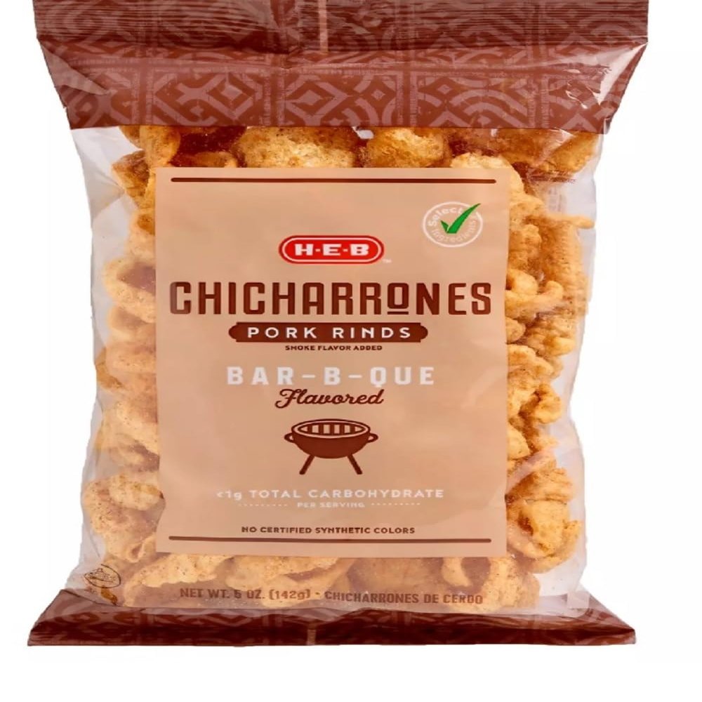 HEB Chicharrones Pork Rinds 5oz - 1 bag (BBQ)