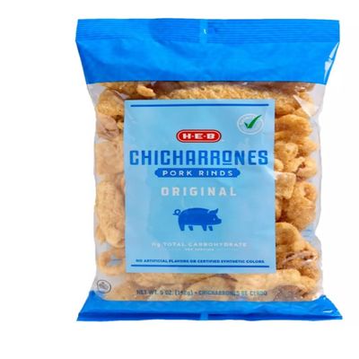 HEB Gluten Free Chicharrones Pork Rinds 5oz - 1 bag (Original)
