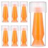 6PCS Scleral Lens Inserter, Contact Remover Tool for Soft Contacts with Individual Packaging Box, Ventless Eye Contact Remover Tool, for Wearing Contacts Lenses, Prosthetic Eyes (Orange) view 1