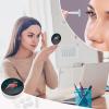 FodPand Vivid Flamingo Contact Lens Case Portable Contact Lens Applicator Removal Tool Kit Cute Round Eyeglass Cases with Mirror for Daily Vision Care And Outdoor Use view 4