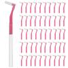50 Angle Interdental Brushes with Extended Handle, Extra Tight(0.6mm) view 1