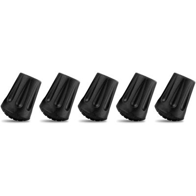 100pcs Trekking Pole Tips Replacement Protectors Walking Stick Rubber Cane Ski Tip Protector