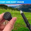 100pcs Trekking Pole Tips Replacement Protectors Walking Stick Rubber Cane Ski Tip Protector view 4