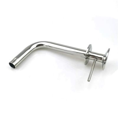 Stainless steel SS304 3/4" (19mm outer diameter) with 1.5" tee clamp straw for home brewing, clover arm (straw only)( 2clamp)
