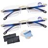 2026 New Self Intelligent Dual Focus Glasses, Adjustable Auto Focus Eyeglasses Suitable For for Women Men (2set) view 1