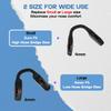 Replacement Nose Pads Nose Pieces for Oakley Hex Jector OX8032 OX8174F Metalink OX8153, Upgrade Anti-Slip Silicone Pads Enhanced Comfort & Grip - Black Asian Fit view 4