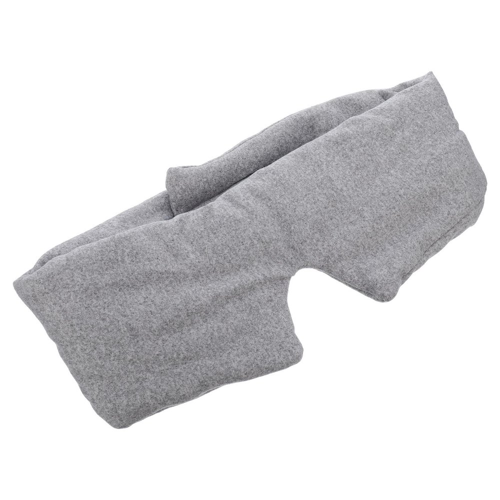 OFFIGAM Sleep Mask Eye Shades Blindfold for Sleeping, Crystal Velvet Modal Fabric in Dark Khaki, Light Blocking Travel Sleep Mask for Night Rest and Meditation