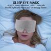 OFFIGAM Sleep Mask Eye Shades Blindfold for Sleeping, Crystal Velvet Modal Fabric in Dark Khaki, Light Blocking Travel Sleep Mask for Night Rest and Meditation view 4
