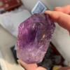 153g Amethyst Faceted Freeform - Deep Purple Chevron Amethyst Polished Crystal Chunk, Handcrafted Irregular Cut for Home Decor, Reiki Healing, Crystal Grids and Collectors view 3