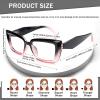 VisiWell 6 Pack Reading Glasses for Women,Fashion Eyeglasses,Blue Light Reading Glasses Anti Eyestrain for Women,Cheaters (6 Mix Color, 0.00, x) view 2