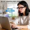 VisiWell 6 Pack Reading Glasses for Women,Fashion Eyeglasses,Blue Light Reading Glasses Anti Eyestrain for Women,Cheaters (6 Mix Color, 0.00, x) view 4