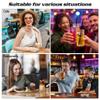 [1000 Pcs] Black Disposable Drinking Plastic Straws - 8.25'' Long 0.24'' Diameter Coffee Cocktail Bar Juice Bulk Straws for 16oz 20oz Cups view 3