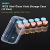 BawnBox 4PCS Peptide Case for Fridge 10-Slot, 3ml Vial Storage Case for Refrigerator, Insulin Cooler Travel Case TSA Approved, 3ml Peptide Vial Storage Holder for Insulin, GLP-1, Peptides - Clear view 2