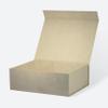 Geoto Bulk 13"X10"X4.52" A4 Deep Luxury Rigid Foldable Magnetic Lid Bridesmaid Gift Box Clothing Packaging (Beige Soft Suede) view 2