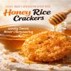 Crispy Honey Snow Flower Rice Crackers, Individually Wrapped Korean Rice Snacks, Crunchy Sweet Rice Crackers, 40 Pack view 3