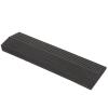BUTIFULSIC Rubber Threshold Ramp Mat for Sweeping Robot, Home Entry Slope Ramp Pad, Black Interlocking Geometric Pattern for Indoor Doorstep Assistance view 1