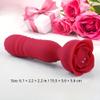 2026 New Enhanced Travel Pocket Bullet Tool Powerful Quiet 20 Modes Mini Stick,Handheld Personal Bullet Massage Rod for Women Portable Silicone Massage for Body Relax p89u view 2