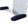 10 Pairs Jacquard Chair Armrest Cover Anti-Dirty Office Computer Chair Elbow Arm Washable Universal Home Internet Bar(Blue) view 1