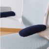 10 Pairs Jacquard Chair Armrest Cover Anti-Dirty Office Computer Chair Elbow Arm Washable Universal Home Internet Bar(Blue) view 2